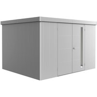 BIOHORT Gerätehaus »Neo«, Metall, BxT: 348 x 292 cm (Außenmaße) – silberfarben BIOHORT Gerätehaus »Neo«, Metall, BxT: 348 x 292 cm (Außenmaße) – silberfarben