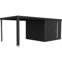 BIOHORT Seitendach »Neo«, BxL: 3000 x 2910 mm, Metall – grau BIOHORT Seitendach »Neo«, BxL: 3000 x 2910 mm, Metall – grau