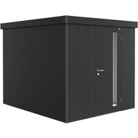 BIOHORT Gerätehaus »Neo«, Stahl, BxHxT: 236 x 222 x 292 cm (Außenmaße) – grau BIOHORT Gerätehaus »Neo«, Stahl, BxHxT: 236 x 222 x 292 cm (Außenmaße) – grau