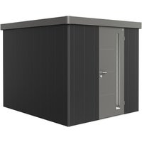 BIOHORT Gerätehaus »Neo«, Metall, BxT: 236 x 292 cm (Außenmaße) – grau BIOHORT Gerätehaus »Neo«, Metall, BxT: 236 x 292 cm (Außenmaße) – grau