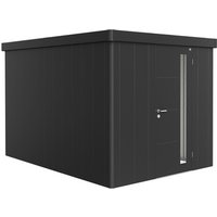 BIOHORT Gerätehaus »Neo«, Stahl, BxHxT: 236 x 222 x 348 cm (Außenmaße inkl. Dachüberstand) – grau BIOHORT Gerätehaus »Neo«, Stahl, BxHxT: 236 x 222 x 348 cm (Außenmaße inkl. Dachüberstand) – grau