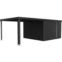 BIOHORT Seitendach »Neo«, BxL: 3000 x 3470 mm, Metall – grau BIOHORT Seitendach »Neo«, BxL: 3000 x 3470 mm, Metall – grau