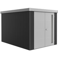 BIOHORT Gerätehaus »Neo«, Metall, BxT: 236 x 348 cm (Außenmaße) – grau BIOHORT Gerätehaus »Neo«, Metall, BxT: 236 x 348 cm (Außenmaße) – grau
