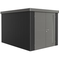 BIOHORT Gerätehaus »Neo«, Stahl, BxHxT: 236 x 222 x 348 cm (Außenmaße) – grau BIOHORT Gerätehaus »Neo«, Stahl, BxHxT: 236 x 222 x 348 cm (Außenmaße) – grau