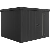 BIOHORT Gerätehaus »Neo«, Stahl, BxHxT: 292 x 222 x 292 cm (Außenmaße) – grau BIOHORT Gerätehaus »Neo«, Stahl, BxHxT: 292 x 222 x 292 cm (Außenmaße) – grau