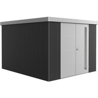 BIOHORT Gerätehaus »Neo«, Metall, BxT: 292 x 348 cm (Außenmaße) – grau BIOHORT Gerätehaus »Neo«, Metall, BxT: 292 x 348 cm (Außenmaße) – grau
