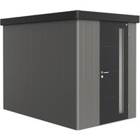 BIOHORT Gerätehaus »Neo«, Stahl, BxHxT: 180 x 222 x 292 cm (Außenmaße) – grau BIOHORT Gerätehaus »Neo«, Stahl, BxHxT: 180 x 222 x 292 cm (Außenmaße) – grau