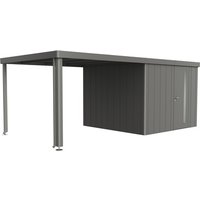 BIOHORT Seitendach »Neo«, BxL: 3000 x 2910 mm, Metall – grau BIOHORT Seitendach »Neo«, BxL: 3000 x 2910 mm, Metall – grau
