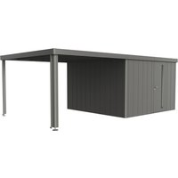 BIOHORT Seitendach »Neo«, BxL: 3000 x 3470 mm, Metall – grau BIOHORT Seitendach »Neo«, BxL: 3000 x 3470 mm, Metall – grau