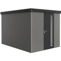 BIOHORT Gerätehaus »Neo«, Stahl, BxHxT: 236 x 222 x 348 cm (Außenmaße) – grau BIOHORT Gerätehaus »Neo«, Stahl, BxHxT: 236 x 222 x 348 cm (Außenmaße) – grau