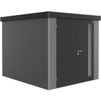 BIOHORT Gerätehaus »Neo«, Stahl, BxHxT: 236 x 222 x 292 cm (Außenmaße) – grau BIOHORT Gerätehaus »Neo«, Stahl, BxHxT: 236 x 222 x 292 cm (Außenmaße) – grau