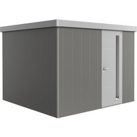 BIOHORT Gerätehaus »Neo«, Metall, BxT: 292 x 292 cm (Außenmaße) – silberfarben BIOHORT Gerätehaus »Neo«, Metall, BxT: 292 x 292 cm (Außenmaße) – silberfarben