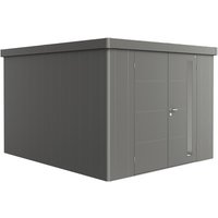 BIOHORT Gerätehaus »Neo«, Stahl, BxHxT: 292 x 222 x 348 cm (Außenmaße) – grau BIOHORT Gerätehaus »Neo«, Stahl, BxHxT: 292 x 222 x 348 cm (Außenmaße) – grau