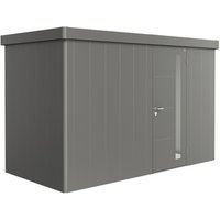 BIOHORT Gerätehaus »Neo«, Stahl, BxHxT: 348 x 222 x 180 cm (Außenmaße) – grau BIOHORT Gerätehaus »Neo«, Stahl, BxHxT: 348 x 222 x 180 cm (Außenmaße) – grau