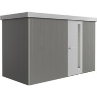 BIOHORT Gerätehaus »Neo«, Stahl, BxHxT: 348 x 222 x 180 cm (Außenmaße) – silberfarben BIOHORT Gerätehaus »Neo«, Stahl, BxHxT: 348 x 222 x 180 cm (Außenmaße) – silberfarben