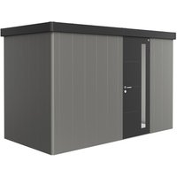 BIOHORT Gerätehaus »Neo«, Metall, BxT: 348 x 180 cm (Außenmaße) – grau BIOHORT Gerätehaus »Neo«, Metall, BxT: 348 x 180 cm (Außenmaße) – grau