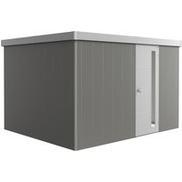 BIOHORT Gerätehaus »Neo«, Metall, BxT: 348 x 292 cm (Außenmaße) – silberfarben BIOHORT Gerätehaus »Neo«, Metall, BxT: 348 x 292 cm (Außenmaße) – silberfarben