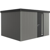 BIOHORT Gerätehaus »Neo«, Stahl, BxHxT: 348 x 222 x 292 cm (Außenmaße) – grau BIOHORT Gerätehaus »Neo«, Stahl, BxHxT: 348 x 222 x 292 cm (Außenmaße) – grau