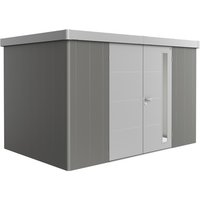 BIOHORT Gerätehaus »Neo«, Stahl, BxHxT: 348 x 222 x 236 cm (Außenmaße) – grau BIOHORT Gerätehaus »Neo«, Stahl, BxHxT: 348 x 222 x 236 cm (Außenmaße) – grau