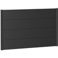 BIOHORT Wandpaneel, Stahlblech, feuerverzinkt/lackiert – grau BIOHORT Wandpaneel, Stahlblech, feuerverzinkt/lackiert – grau