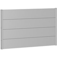 BIOHORT Wandpaneel, Stahlblech, feuerverzinkt/lackiert – silberfarben BIOHORT Wandpaneel, Stahlblech, feuerverzinkt/lackiert – silberfarben