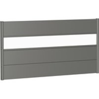 BIOHORT Wandpaneel, Stahlblech, feuerverzinkt/lackiert – grau BIOHORT Wandpaneel, Stahlblech, feuerverzinkt/lackiert – grau