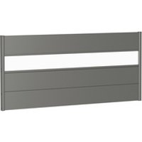 BIOHORT Wandpaneel, Stahlblech, feuerverzinkt/lackiert – grau BIOHORT Wandpaneel, Stahlblech, feuerverzinkt/lackiert – grau