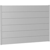 BIOHORT Wandpaneel, Stahlblech, feuerverzinkt/lackiert – silberfarben BIOHORT Wandpaneel, Stahlblech, feuerverzinkt/lackiert – silberfarben