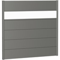 BIOHORT Wandpaneel, Stahlblech, feuerverzinkt/lackiert – grau BIOHORT Wandpaneel, Stahlblech, feuerverzinkt/lackiert – grau