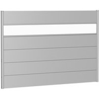 BIOHORT Wandpaneel, Stahlblech, feuerverzinkt/lackiert – silberfarben BIOHORT Wandpaneel, Stahlblech, feuerverzinkt/lackiert – silberfarben