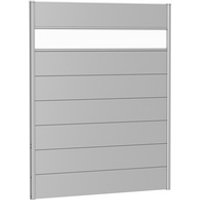 BIOHORT Wandpaneel, Stahlblech, feuerverzinkt/lackiert – silberfarben BIOHORT Wandpaneel, Stahlblech, feuerverzinkt/lackiert – silberfarben