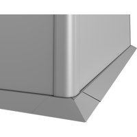 BIOHORT Mähkante, feuerverzinkt/Polyamid-einbrennlackiertes Stahlblech, silber-metallic – silberfarben BIOHORT Mähkante, feuerverzinkt/Polyamid-einbrennlackiertes Stahlblech, silber-metallic – silberfarben