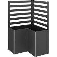 BIOHORT Rankgitter, Stahlblech – grau BIOHORT Rankgitter, Stahlblech – grau