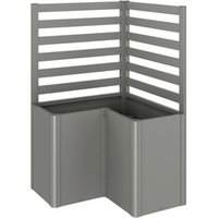 BIOHORT Rankgitter, Stahlblech – grau BIOHORT Rankgitter, Stahlblech – grau