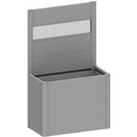 BIOHORT Sichtschutz »Belvedere«, Stahlblech, feuerverzinkt/lackiert – silberfarben BIOHORT Sichtschutz »Belvedere«, Stahlblech, feuerverzinkt/lackiert – silberfarben