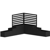 BIOHORT Blumenkasten »DaVinci«, BxHxT: 299,5 x 168 x 299,5 cm, Metall – grau BIOHORT Blumenkasten »DaVinci«, BxHxT: 299,5 x 168 x 299,5 cm, Metall – grau