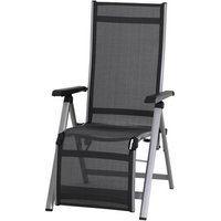 SIENA GARDEN Campingliege »Tesoro«, BxHxT: 60,5 x 111 x 111 cm – grau SIENA GARDEN Campingliege »Tesoro«, BxHxT: 60,5 x 111 x 111 cm – grau