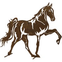H.G-DEKO Dekofigur, Pferd (Mustang), Stahlblech, braun H.G-DEKO Dekofigur, Pferd (Mustang), Stahlblech, braun