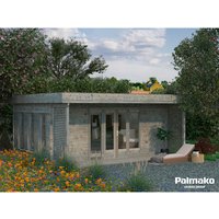 Mr. GARDENER Gartenhaus »Caroline«, Holz, BxHxT: 584 x 257 x 390 cm (Außenmaße) – grau Mr. GARDENER Gartenhaus »Caroline«, Holz, BxHxT: 584 x 257 x 390 cm (Außenmaße) – grau