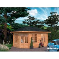 Mr. GARDENER Gartenhaus »Melanie«, Holz, BxHxT: 522 x 311 x 354 cm (Außenmaße) – braun Mr. GARDENER Gartenhaus »Melanie«, Holz, BxHxT: 522 x 311 x 354 cm (Außenmaße) – braun