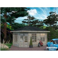 Mr. GARDENER Gartenhaus »Melanie«, Holz, BxHxT: 522 x 311 x 354 cm (Außenmaße) – grau Mr. GARDENER Gartenhaus »Melanie«, Holz, BxHxT: 522 x 311 x 354 cm (Außenmaße) – grau