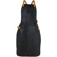 Yakiniku Grillschürze, Leder, schwarz, Einheitsgröße Yakiniku Grillschürze, Leder, schwarz, Einheitsgröße