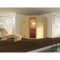 WEKA Ecksauna »Valida Eck 1.8«, ohne Ofen, BxHxT: 189 x 203,5 x 172 cm – braun WEKA Ecksauna »Valida Eck 1.8«, ohne Ofen, BxHxT: 189 x 203,5 x 172 cm – braun