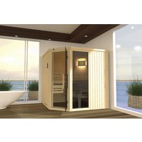 WEKA Ecksauna »Varberg Eck 3«, BxHxT: 194 x 199 x 194 cm – braun WEKA Ecksauna »Varberg Eck 3«, BxHxT: 194 x 199 x 194 cm – braun