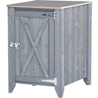Schrank »Typ 564«, für Outdoorküche, Holz, hellGrau, 1 Fachboden Rabatt: 11 % Schrank »Typ 564«, für Outdoorküche, Holz, hellGrau, 1 Fachboden Rabatt: 11 %