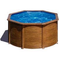 GRE Rundpool, braun, ØxH: 240 x 120 cm GRE Rundpool, braun, ØxH: 240 x 120 cm