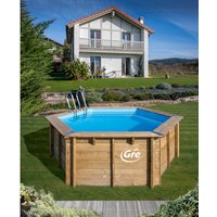 GRE Poolfolie, Ø 412 cm, Kunststoff – blau GRE Poolfolie, Ø 412 cm, Kunststoff – blau