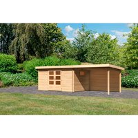KARIBU Gartenhaus »Trittau 5«, Holz, BxHxT: 679 x 217 x 297 cm (Außenmaße inkl. Dachüberstand) - braun |  Fichte  |  11,5 m² KARIBU Gartenhaus »Trittau 5«, Holz, BxHxT: 679 x 217 x 297 cm (Außenmaße inkl. Dachüberstand) - braun |  Fichte  |  11,5 m²