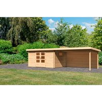 KARIBU Gartenhaus »Trittau 5«, Holz, BxHxT: 769 x 217 x 297 cm (Außenmaße inkl. Dachüberstand) – braun KARIBU Gartenhaus »Trittau 5«, Holz, BxHxT: 769 x 217 x 297 cm (Außenmaße inkl. Dachüberstand) – braun