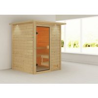 KARIBU Sauna »Sandra«, für 4 Personen, ohne Ofen – beige KARIBU Sauna »Sandra«, für 4 Personen, ohne Ofen – beige